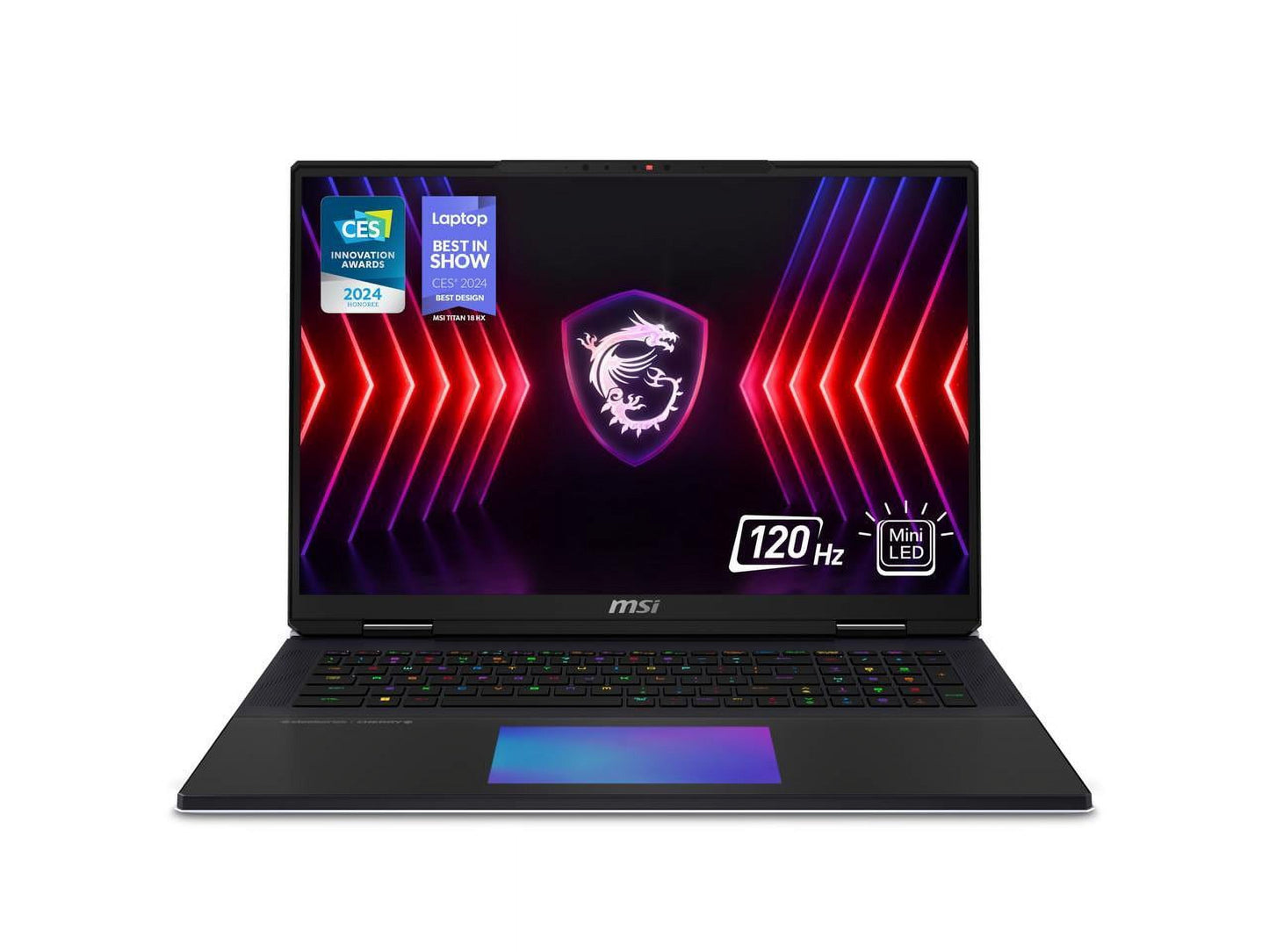 Titan 18 HX Gaming Laptop - 18" 120Hz Mini LED, Intel Core i9-14900HX, RTX 4090, 128GB DDR5, 4TB SSD, Windows 11 Pro